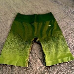 Gymshark green spandex shorts women’s medium